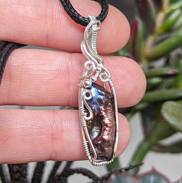 Freshwater Pearl Pendant in Sterling Silver