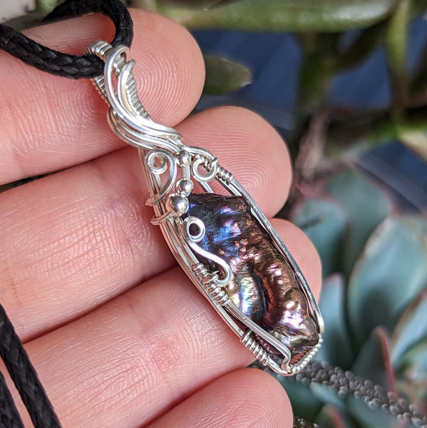 Freshwater Pearl Pendant in Sterling Silver
