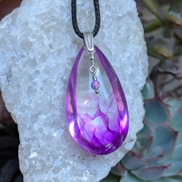 Phantom Quartz Sterling Silver Pendant