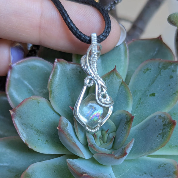 Malawi Moonstone Mini Pendant in Sterling Silver